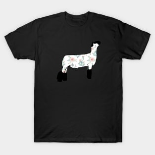 Watercolor Cactus Market Wether Lamb Silhouette 2 - NOT FOR RESALE WITHOUT PERMISSION T-Shirt